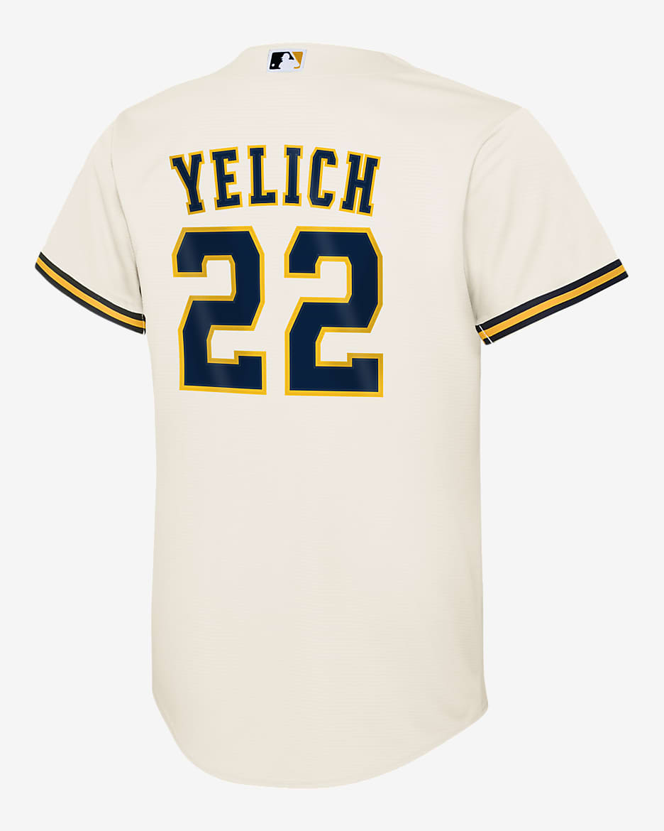 Nike Milwaukee Brewers Yelich Replica buy Jersey